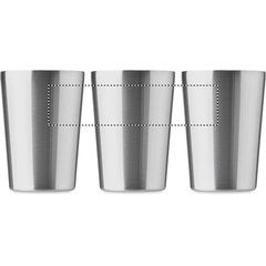 Vaso de doble pared 350 ml funda de piel sintética | Circunferencia | 170 x 40