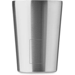 Vaso de doble pared 350 ml funda de piel sintética | Frontal Inferior | 25 x 40