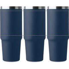 Vaso doble pared 850 ml con tapa, asa y pajita | 360 UPPER | 280 x 100