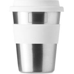 Vaso Inox con Tapa Silicona 350ml | MUG BACK UPPER