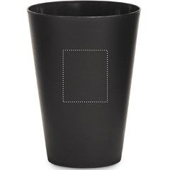 Vaso PP Reutilizable Eventos 300ml | Trasero Superior