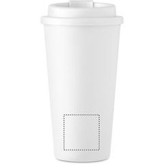 Vaso PP Térmico Reutilizable 475ml | Trasero Inferior