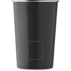 Vaso Reutilizable Acero 350ml | Trasero Inferior