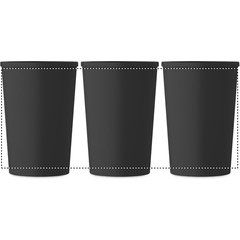 Vaso con tapa 350 ml | 360