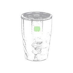 Vaso Térmico 350ml Aislamiento Cobre 24h Frío | Parte lisa superior del vaso | 25 x 20