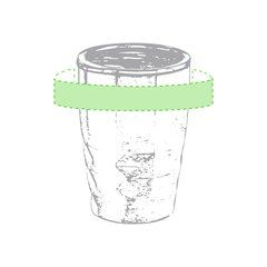 Vaso Térmico 350ml Aislamiento Cobre 24h Frío | Alrededor del vaso | 220 x 30