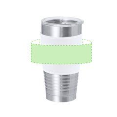 Vaso Térmico de Acero Inox 420ml | Area 1 | 180 x 40