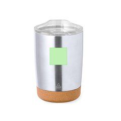 Vaso Térmico Inox 350ml Base Corcho | Area 2