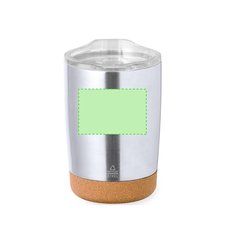 Vaso Térmico Inox 350ml Base Corcho | Area 3