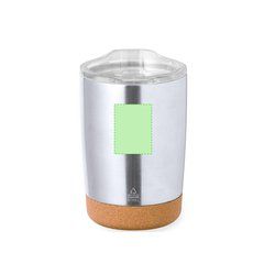 Vaso Térmico Inox 350ml Base Corcho | Area 6