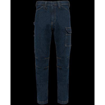 Vaquero multibolsillos hombre Denim Blue Rinse 52 FR