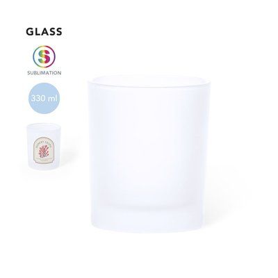 Vaso cristal mate 330ml sublimación