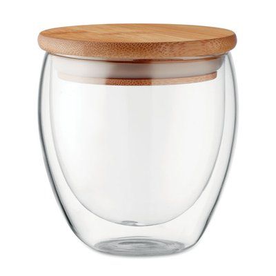 Vaso Doble Capa 250ml Transparente