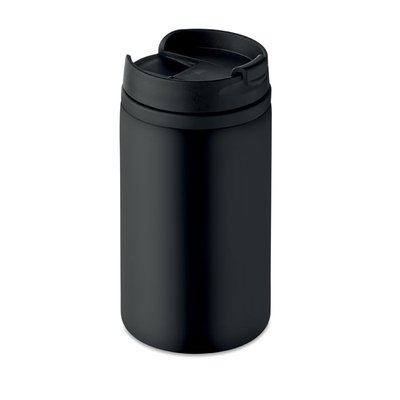 Vaso Doble Capa Antifugas 250ml Negro