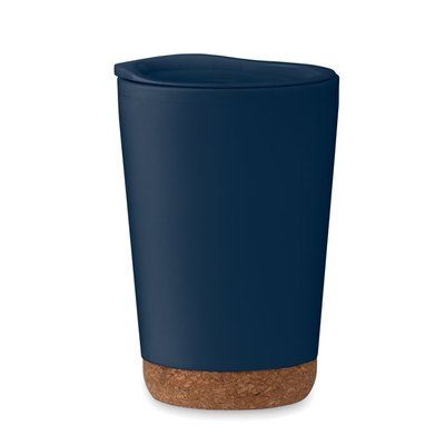 Vaso doble pared 300 ml con base de corcho French Marino