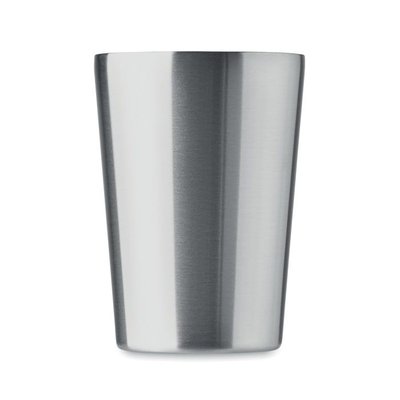 Vaso de doble pared 350 ml funda de piel sintética