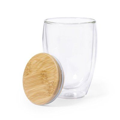 Vaso doble pared de cristal 350ml