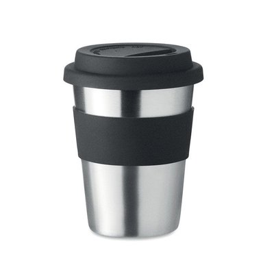 Vaso Inox con Tapa Silicona 350ml