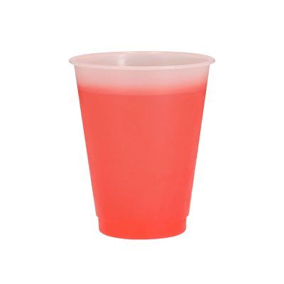 Vaso PP 500 ml Cambia de Color Roj