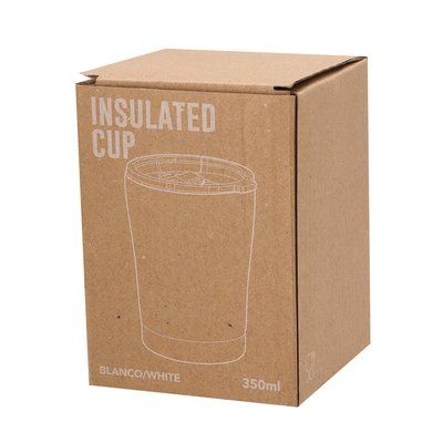 Vaso Térmico Acero Inoxidable 350 ml acabado caucho