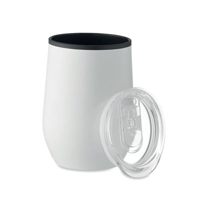 Vaso Térmico Doble Pared 350ml Blanco