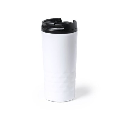 Vaso termo personalizado de acero inox. (310 ml) Blanco