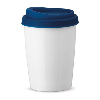 Vaso Termo Porcelana 220mL con Tapa