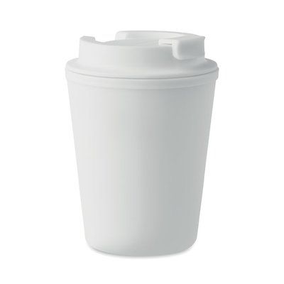 Vaso Viaje Eco Doble Pared 300ml Blanco