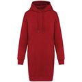 Vestido sudadera Hibiscus Red S