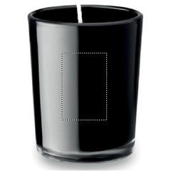 Vela aromática en elegante vaso de cristal | Lado 1