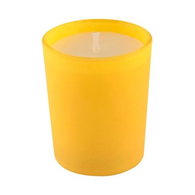 Vela en Cristal 4 Aromas Parafina 55g Amarillo