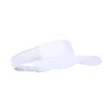 Visera de poliéster personalizada Blanco