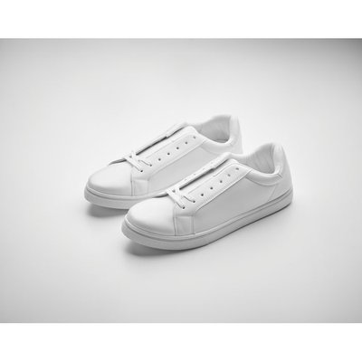 Zapatillas Ligeras Blancas PU