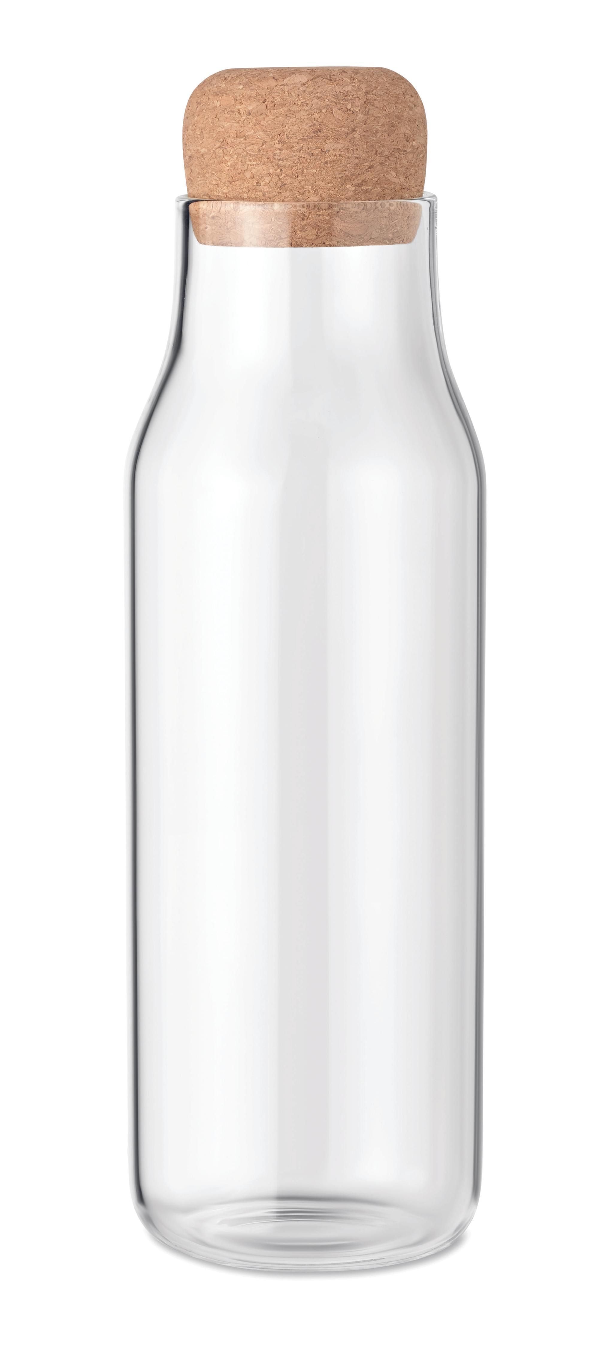 Botella de cristal de borosilicato con tapa de cristal sin BPA 1 litro  PERSONALIZABLE
